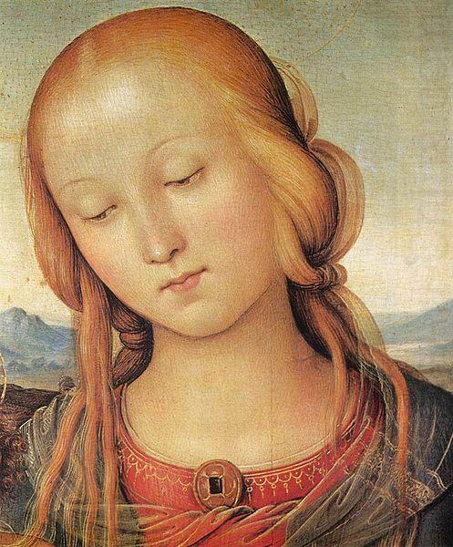 Madonna with Child and the Infant St John, Pietro Perugino